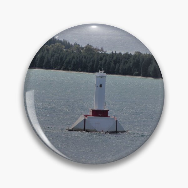 Artikelvorschau,  Leuchtturm am Huronsee entworfen und verkauft von spicygarb.