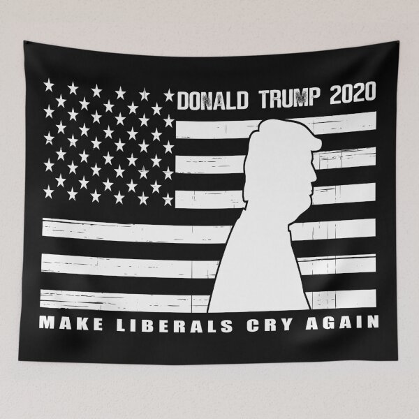 Item preview, Make Liberals Cry Again White Flag designed and sold by Coder-T.
