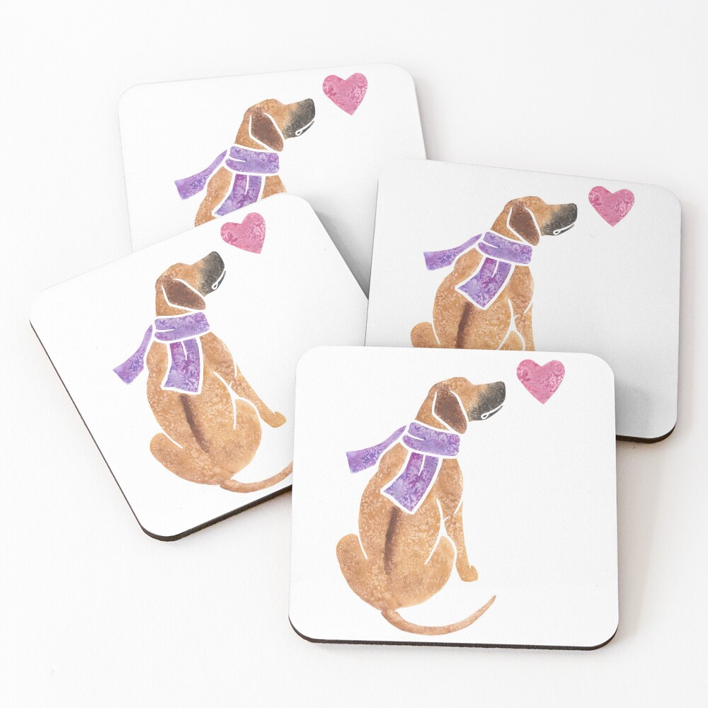Item preview, Coasters (Set of 4) designed and sold by animalartbyjess.
