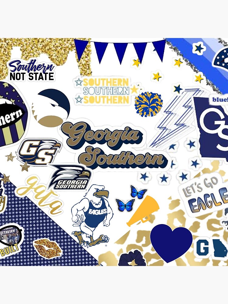 Georgia Southern Collage Art Print