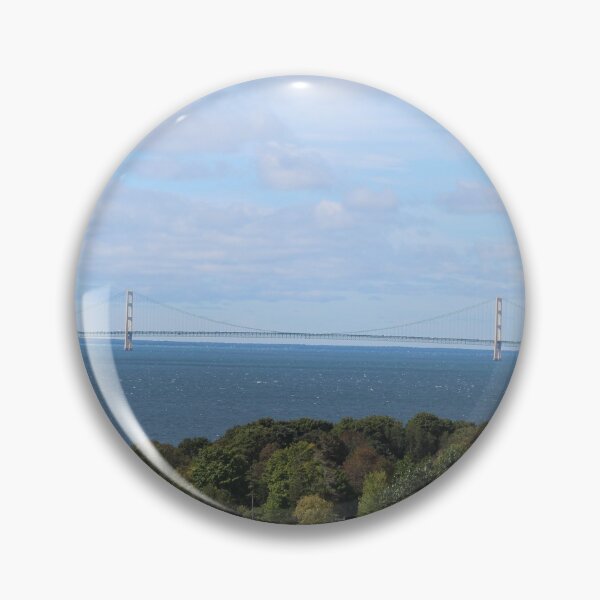 Item preview, Mackinac Bridge Viewed From Mackinac Island designed and sold by spicygarb.