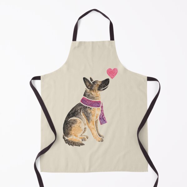 Item preview, Watercolour German Shepherd designed and sold by animalartbyjess.