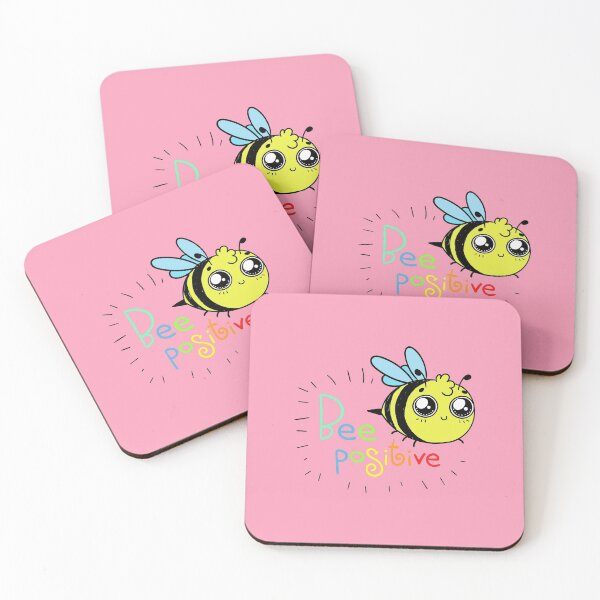 Item preview, Bee Positive Cute Design designed and sold by LordAudes.