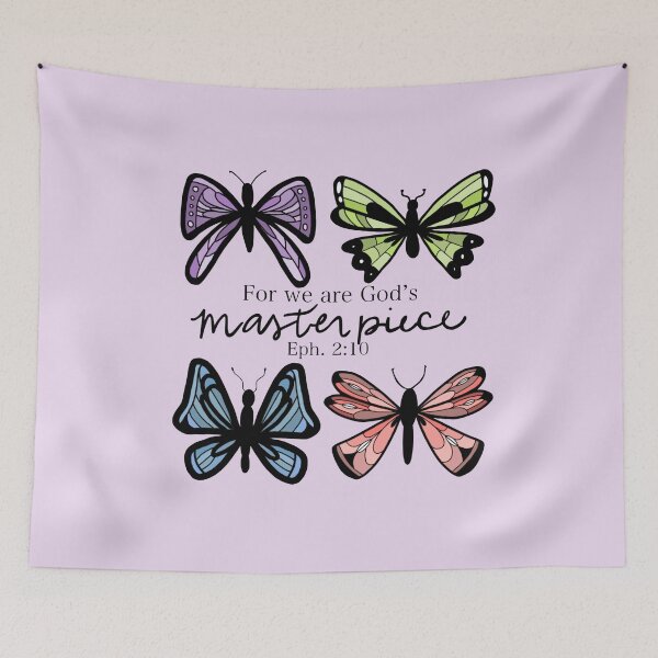 Item preview, Bright God's Masterpiece Butterflies designed and sold by faithprints.