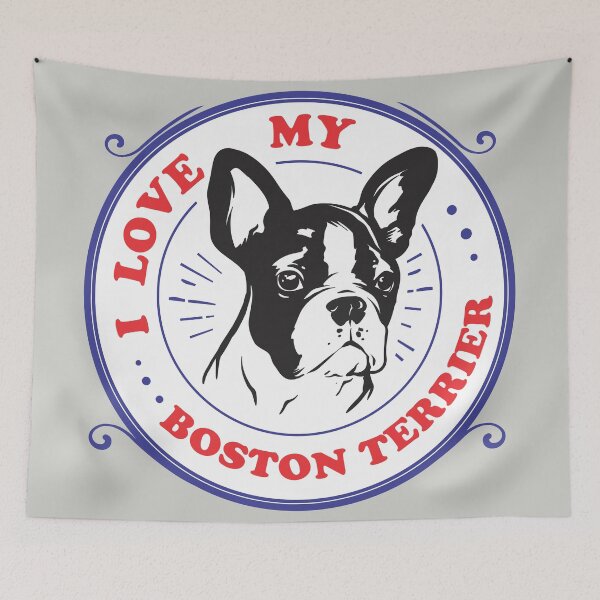 Item preview, I Love My Boston Terrier designed and sold by dhajr.