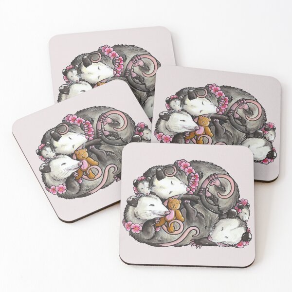 Artikelvorschau, Schlafende Opossums entworfen und verkauft von animalartbyjess.