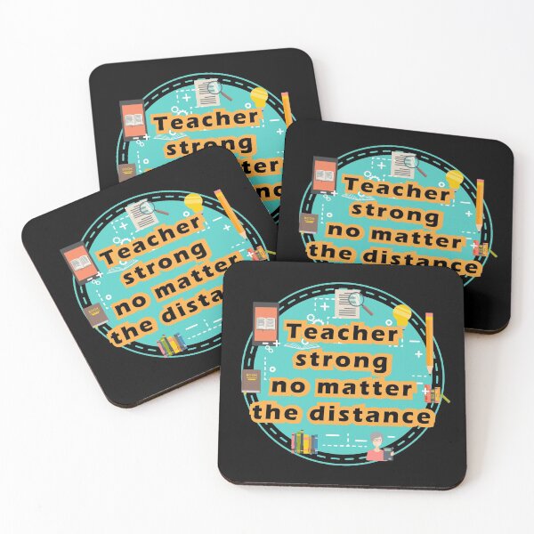 Item preview, Teacher Strong No Matter The Distance designed and sold by gharbi.