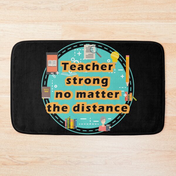 Item preview, Teacher Strong No Matter The Distance designed and sold by gharbi.