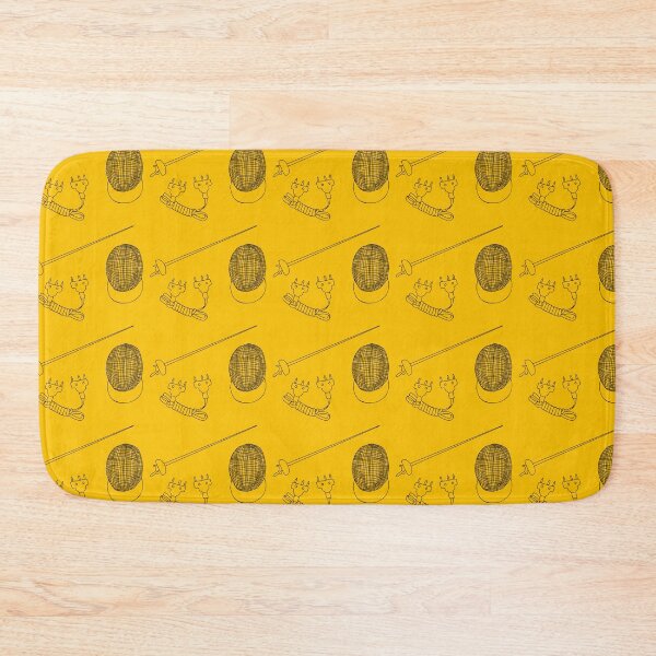 Item preview, Epee Fencing pattern in Yellow designed and sold by Kat Iti.