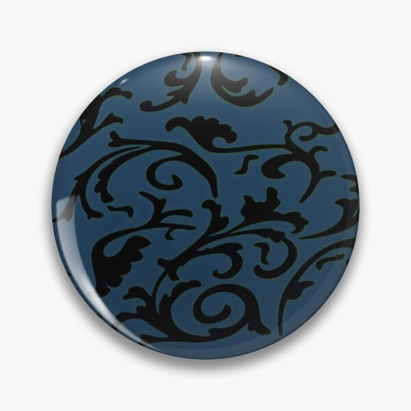Item preview, ARABIATA 14 black night blue patterns Morocco Essaouira flowers leaves gothic design arabesques scrolls decor designed and sold by dragonemma.