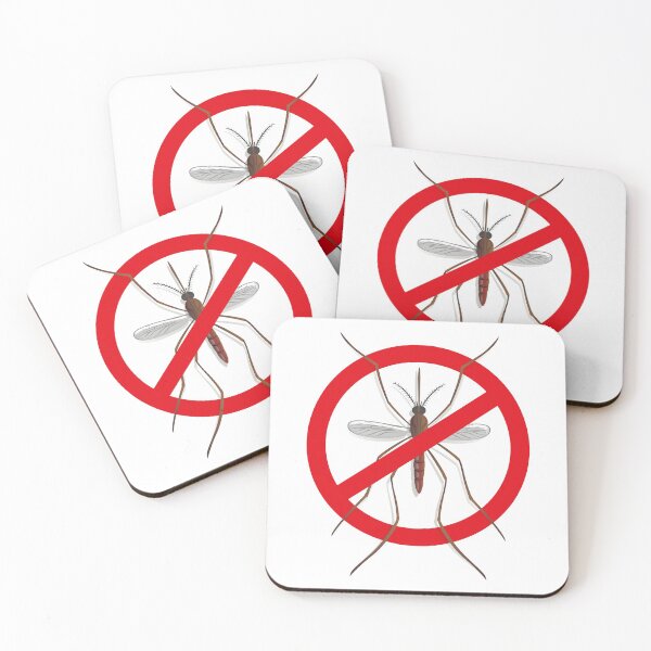 Item preview, Nature, mosquitoes stilt with prohibited sign, top view. Ideal for informational and institutional related sanitation and care designed and sold by LucianoCosmo.