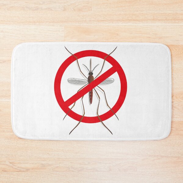 Item preview, Nature, mosquitoes stilt with prohibited sign, top view. Ideal for informational and institutional related sanitation and care designed and sold by LucianoCosmo.