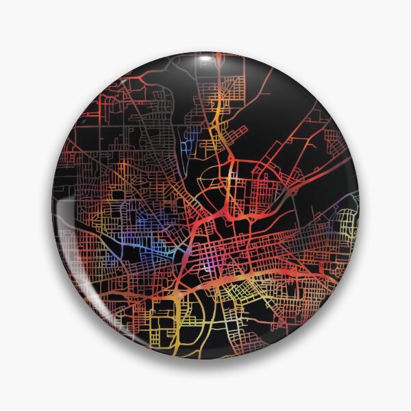 Item preview, Dayton City Street Map Dark Mode designed and sold by map-lover.