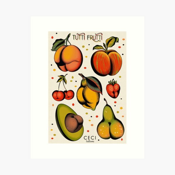 tiny fruit tattoo arm｜TikTok Search