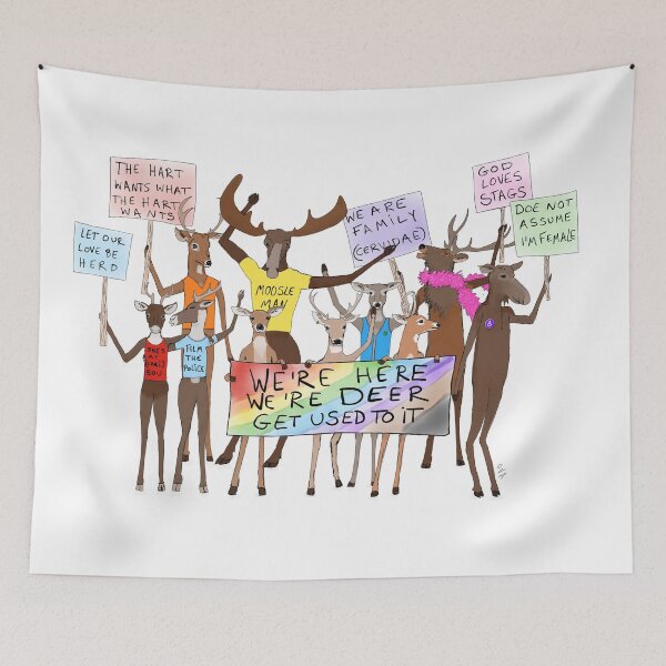 Item preview, Deer Nation (Pride) designed and sold by Olivia V. Ambrogio.