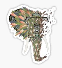 Asian Elephant Sticker