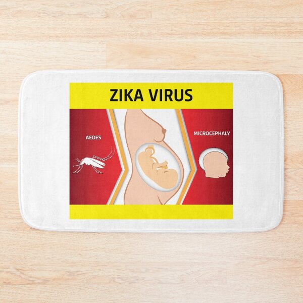 Item preview, Illustration of a pregnant with Zika Virus and newborn baby with microcephaly disease, Aedes. Ideal for informational and institutional related sanitation and medicine designed and sold by LucianoCosmo.
