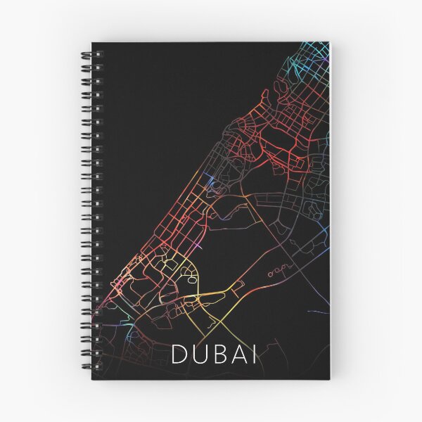 Item preview, Dubai City Street Map Dark Mode designed and sold by map-lover.