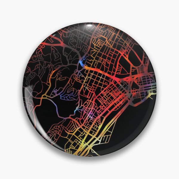 Item preview, Durban City Street Map Dark Mode designed and sold by map-lover.