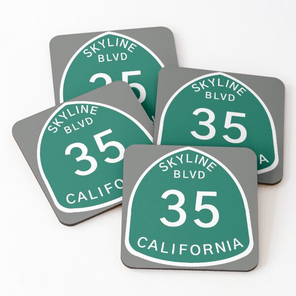 Item preview, California Highway 35 Sign designed and sold by milesmoriarty.