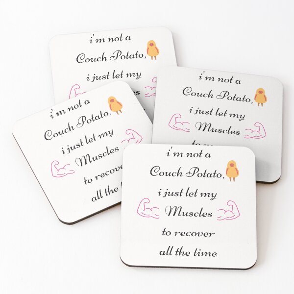 Item preview, i'm not a Couch Potato, i just let my muscles to recover all the time designed and sold by CreativTEES !.