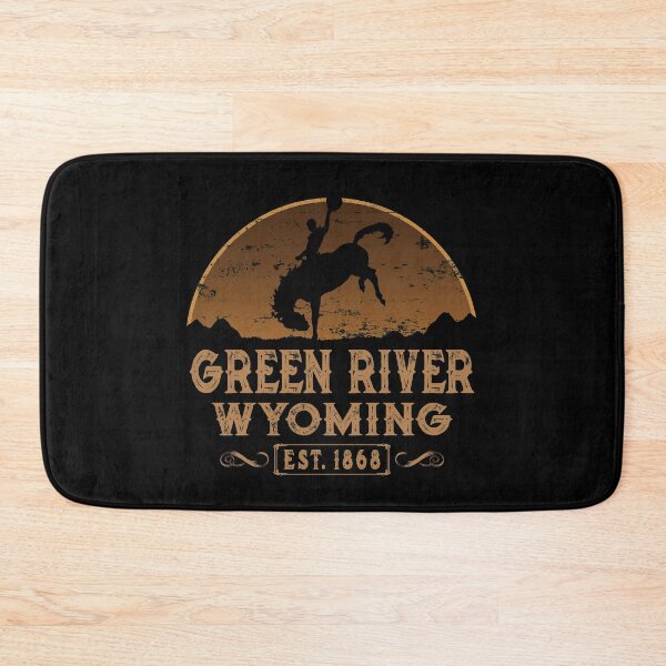 Item preview, Green River, Wyoming Wild West Cowboy designed and sold by NoBonesLife.