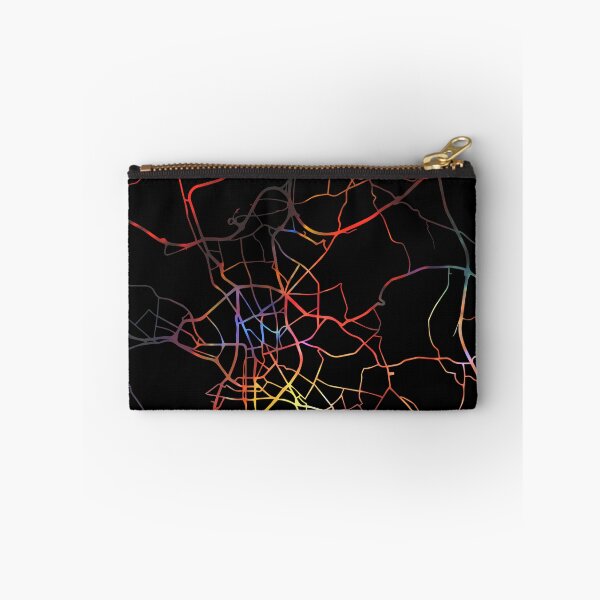 Item preview, Dusseldorf City Street Map Dark Mode designed and sold by map-lover.