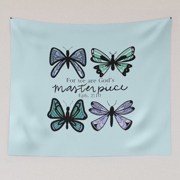 Item preview, Cool God's Masterpiece Butterflies designed and sold by faithprints.