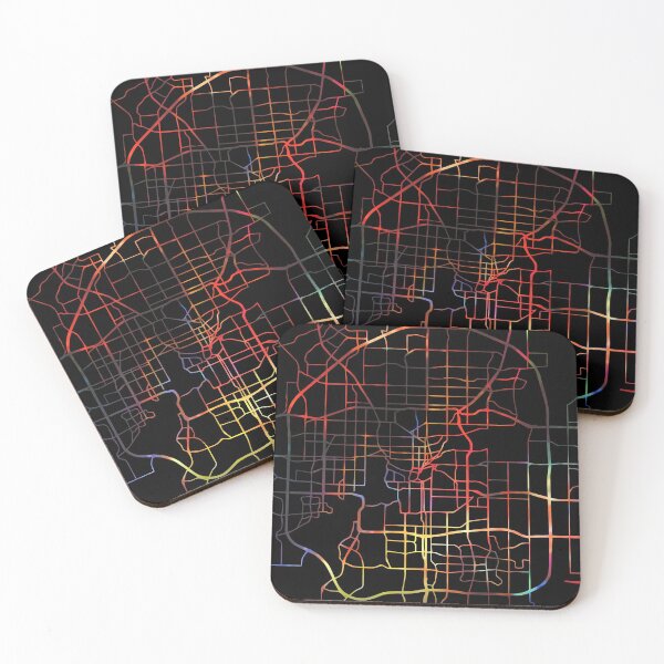 Artikelvorschau, Edmonton City Street Map Dunkler Modus entworfen und verkauft von map-lover.
