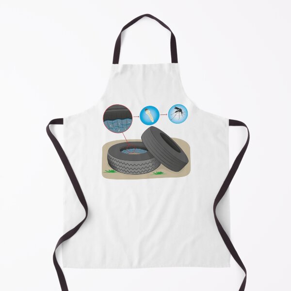 Item preview, Nature, tires with stagnant water with fly breeding mosquitoes. Ideal for informational and institutional sanitation and related care designed and sold by LucianoCosmo.