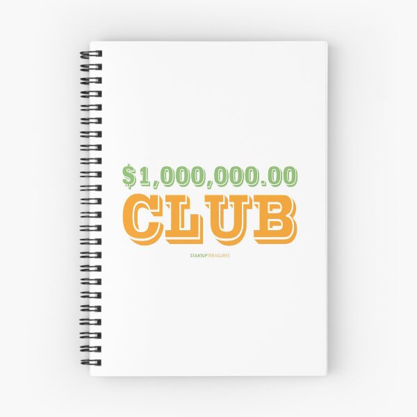 Aperçu de l'œuvre 1000000 CLUB, devis de démarrage, motivation de démarrage, citations commerciales, motivation commerciale, motivation d'entrepreneur, affaires, entrepreneurs, argent, créée et vendue par rigisdesign.