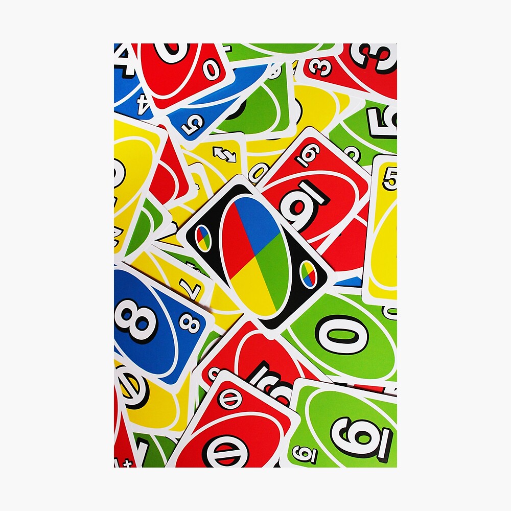 uno cards photographic print for sale by bobsbin redbubble
