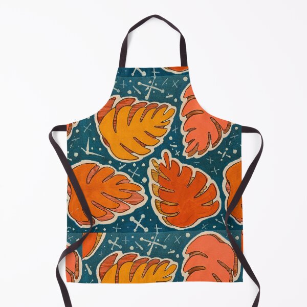 Item preview, Wild Blue Tiki Space Pattern designed and sold by Amelia Dean.