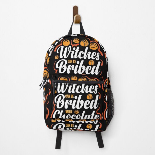 Item preview, Witches Can Be Bribed With Chocolate Funny Classic Halloween designed and sold by GravitiTees.