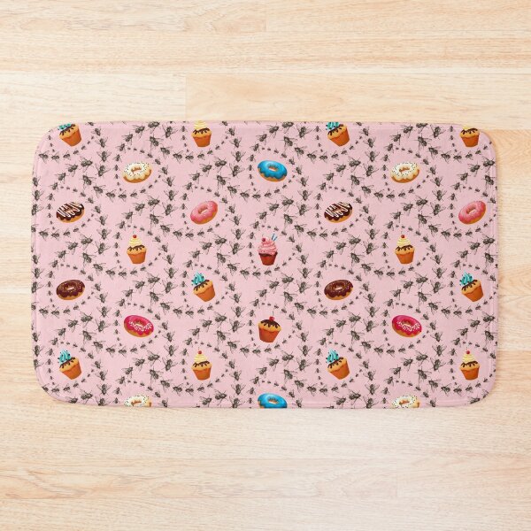 Item preview, Cupcakes, donuts and house flies - Powder Pink designed and sold by DaveSavageArt.