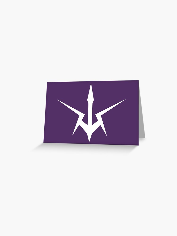 The Black Knights Symbol Code Geass Greeting Card By Sundriedstars Redbubble