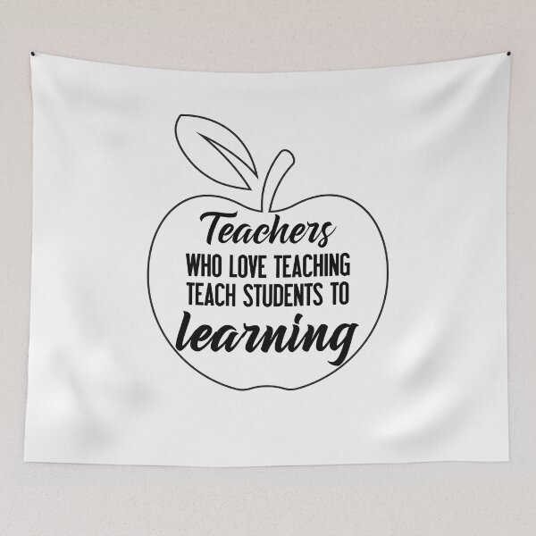 Item preview, Teachers Who Love Teaching Apple designed and sold by sandraking0908.