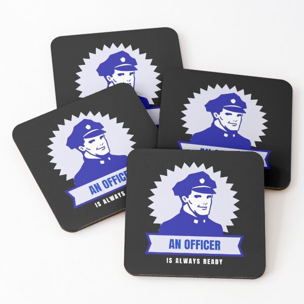 Item preview, An Officer is Always Ready! designed and sold by BrashBear.
