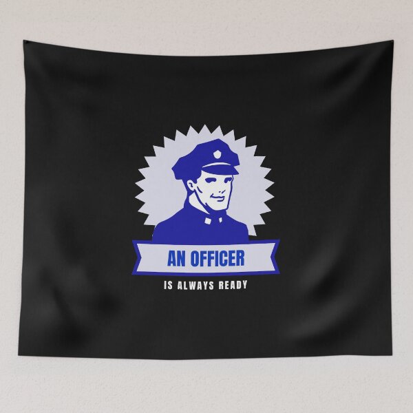 Item preview, An Officer is Always Ready! designed and sold by BrashBear.