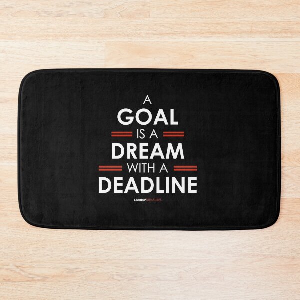 Item preview, A Goal is a Dream with a Deadline, Startup Quote, Startup Motivation, Business Quotes, Business Motivation, Entrepreneur Motivation, Business, Entrepreneurs, Money,  designed and sold by rigisdesign.