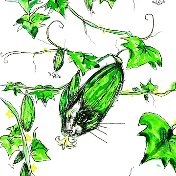 Artwork thumbnail, Mrs.Roo-cumber by RanchoRootsFarm