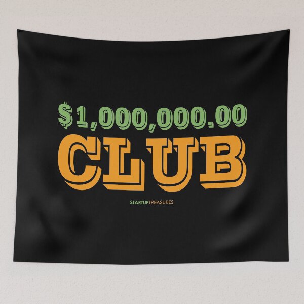 Item preview, 1,000,000 CLUB (Black), Startup Quote, Startup Motivation, Business Quotes, Business Motivation, Entrepreneur Motivation, Business, Entrepreneurs, Money,  designed and sold by rigisdesign.