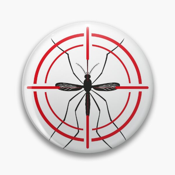 Item preview, Nature, Mosquito silhouette stilt with sight signal or target, top view. Ideal for informational and institutional related sanitation and care designed and sold by LucianoCosmo.