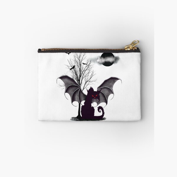 Item preview, Black cat with Halloween wings designed and sold by WilderDesignC.