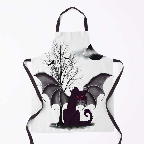 Item preview, Black cat with Halloween wings designed and sold by WilderDesignC.
