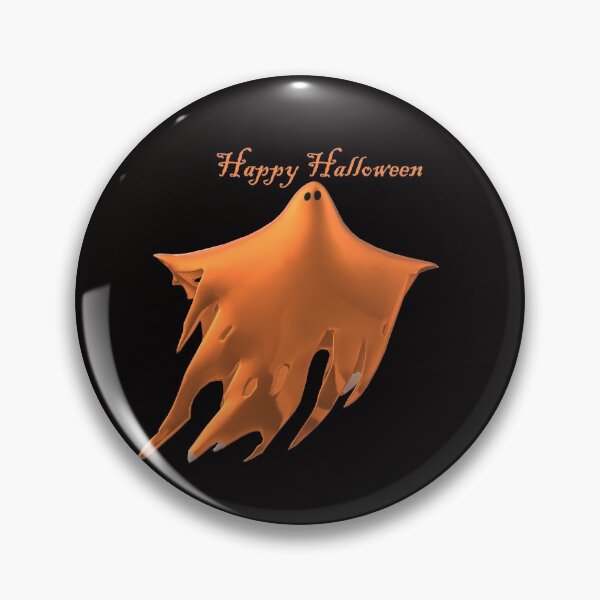 Item preview, Happy Halloween orange ghost  designed and sold by Andyt.