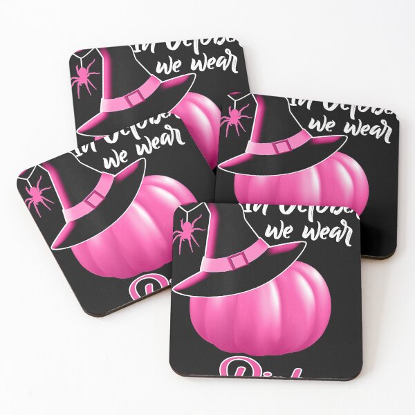 Item preview, October Wear Pink Halloween Witch Pumpkin Breast Cancer designed and sold by trendingshop97.