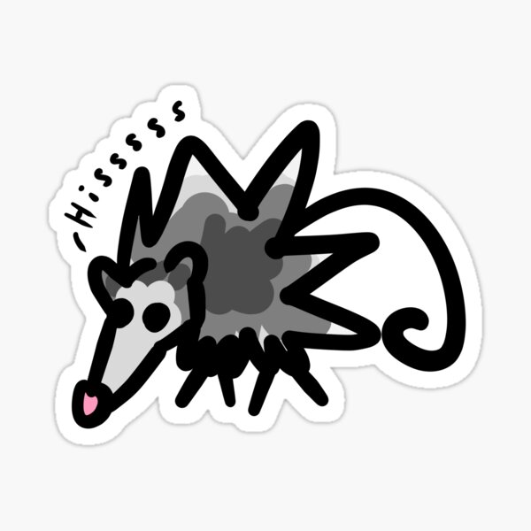 Item preview, Hissy Opossum  designed and sold by Reb3llion.
