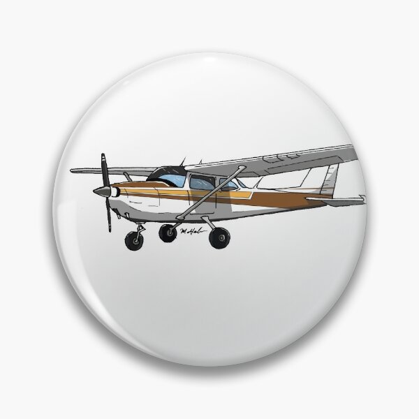 Artikelvorschau, Cessna 172 Braun und Gold entworfen und verkauft von Michael Garber.