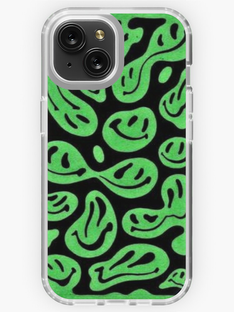 Green Smiley Face Phone Case